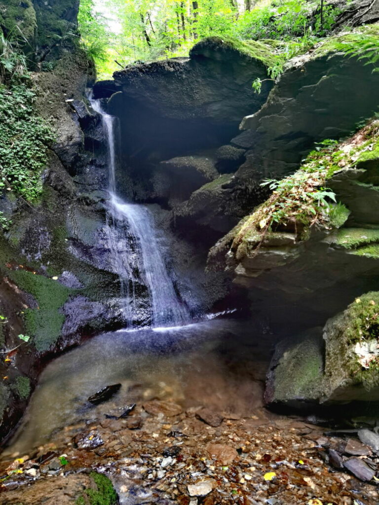 Wasserfälle in der Baybachklamm
