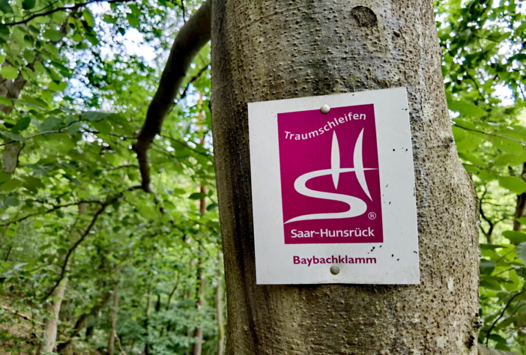 Die Traumschleife Baybachklamm ist durchwegs beschildert