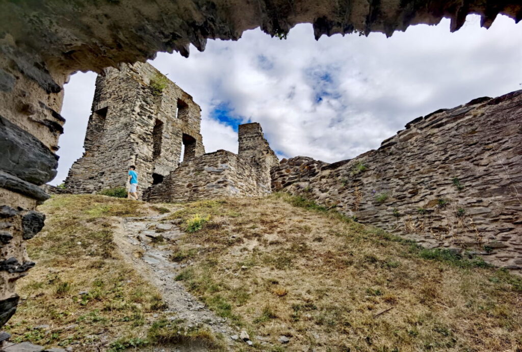 Auf der Burgruine in Kastellaun