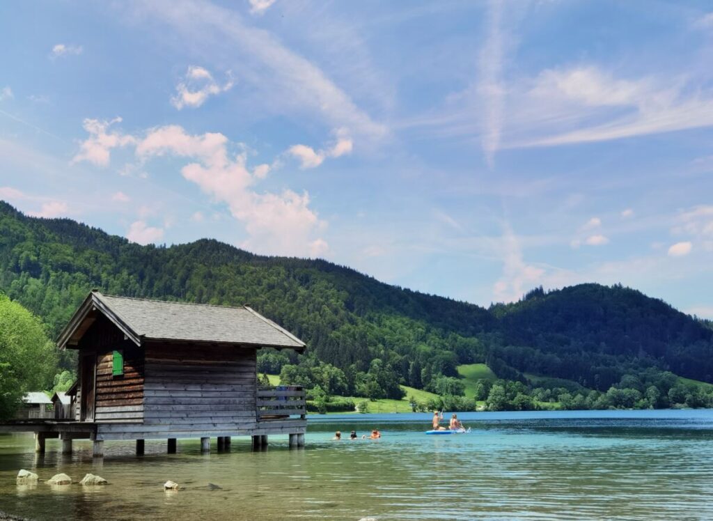 Am Schliersee wandern in Deutschland